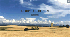 Desktop Screenshot of gloryofthesun.com